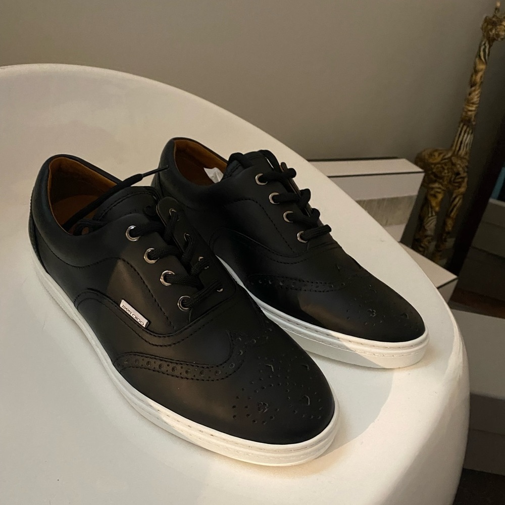 Jimmy Choo black Mens sneakers NWT size 11 (44)
